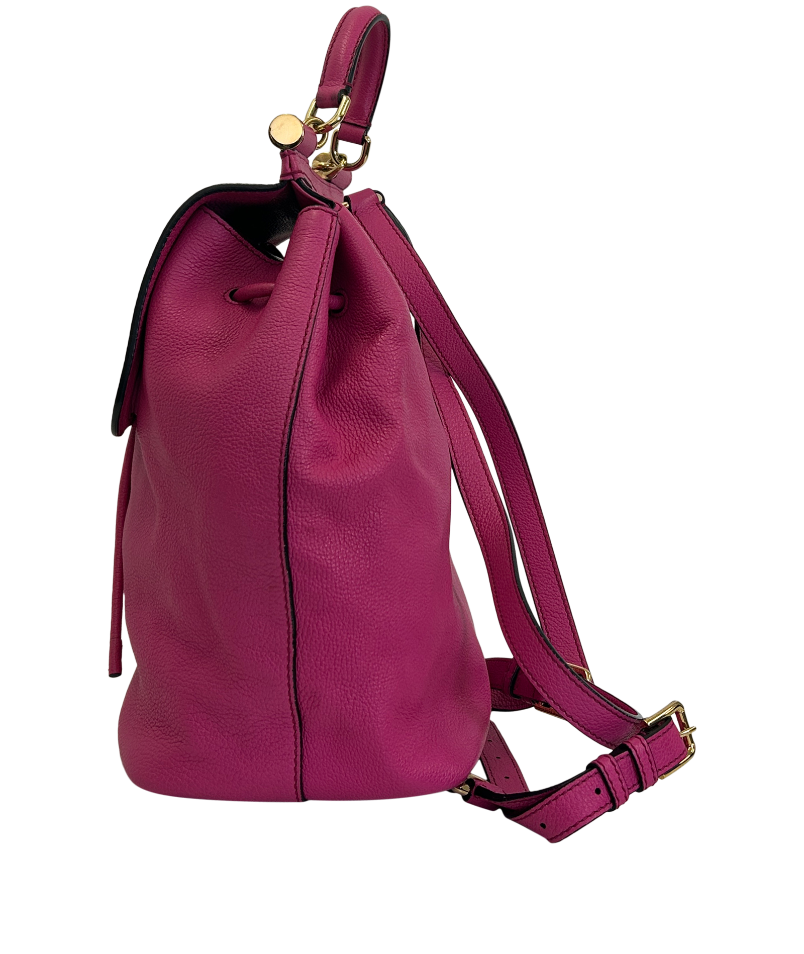 Mochila Sicily, 320&euro;, Bolso, Rosa, Animal - Piel, Vista inferior